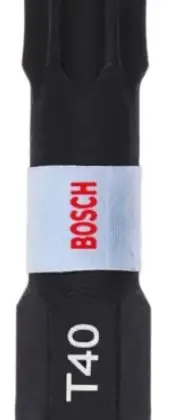 Bosch 2608522478 Bosch Impact Control bit T40 25 mm - prijs per set van 2 stuks
