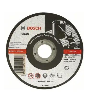 Bosch 2608600096 Bosch STD doorslijpschijf Inox 230 x 2 mm