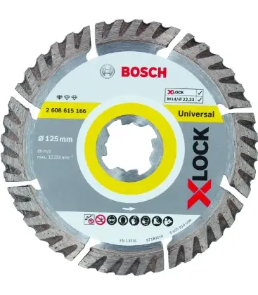 Bosch 2608615166 Bosch XLK X-Lock diamant slijpschijf universeel 125 x 22