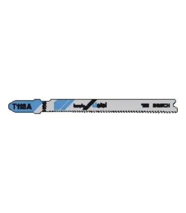 Bosch 2608631013 Bosch T decoupeer zaagblad T118A basic thin metal - prijs per set van 5 stuks