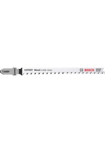 Bosch T decoupeer zaagblad T308BP Wood 2x clean side - prijs per set van 3 stuks 2608900557