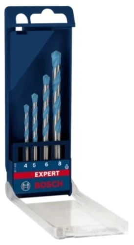 Bosch CYL-9 4-delige set MultiConstruction boren 4 - 8 mm - prijs per set 2608900649