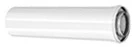 Bosch 7738112647 Bosch FC-C80-2000 concentrisch PP/Staal buis 80/125 mm (lengte 2000mm)