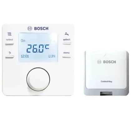 Bosch 7738113600 Bosch CON KCR 110 RF draadloze weersafhankelijke regeling met apart verkrijgbare buitentemperatuursensor