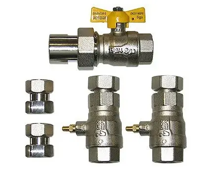 Bosch Aansluitset driedelige gaskraan Bosch 7739453276