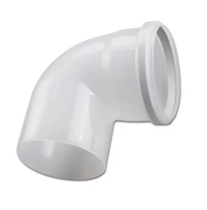 Bosch PP manchetbocht 90° 125mm MF wit afvoer/sanitair Bosch 7719003327