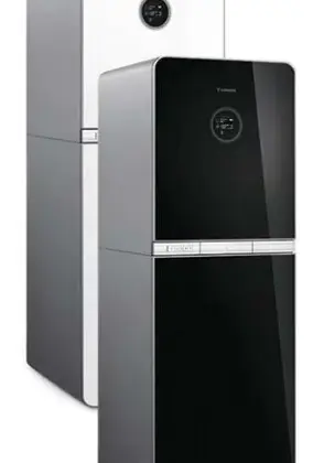 Bosch Gesloten condensatievloercombiketel Bosch CerapurModul 9000i GC9000iWM 30/100 S cv 31 kW ww 30 kW met boiler 100 liter wit
