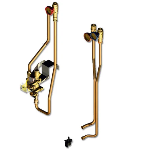Bosch CS 15 set voo raansluiting aan bufferboiler voor Solar CV-ondersteuning Bosch 7738112117