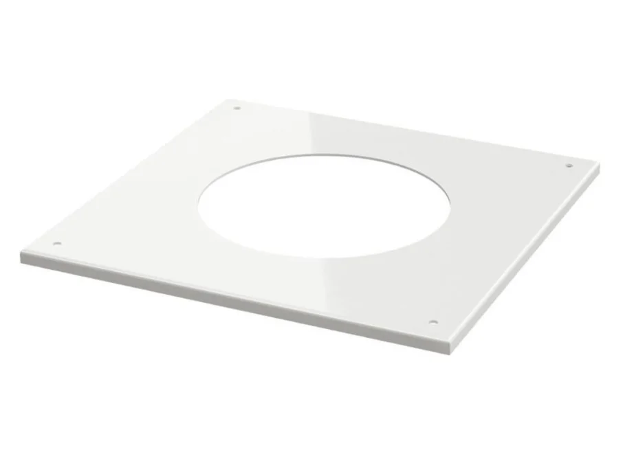 Bosch Rechthoekige afdekplaat wit d125 bosch 7738112595