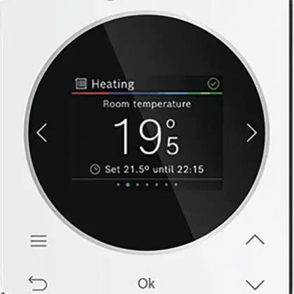 Bosch RT800 kabelgebonden ruimteregeling met temperatuur sensor Bosch 7738112961