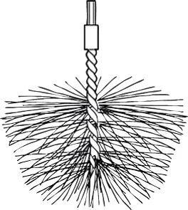 Bosch Grote borstel voor reinigingsset C6 Bosch 7738113220