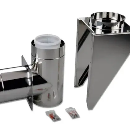 Bosch Gevelset in inox met steunbocht en console d125 AZB 1331 Bosch 87090951
