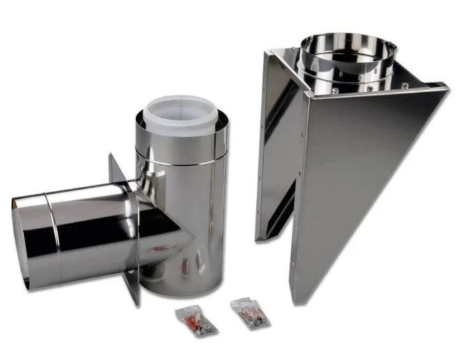 Bosch Gevelset in inox met steunbocht en console d125 AZB 1331 Bosch 87090951