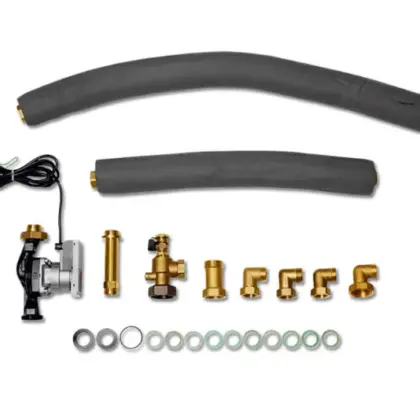 Bosch BBC 27-HE boileraansluitset met laadpomp (A) en terugslagklep Bosch 8718588480