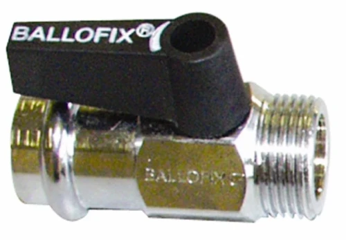 Broen 4382100-226002 Broen Ballofix pers bolkraan MF 15 x 1/2 M - chroom