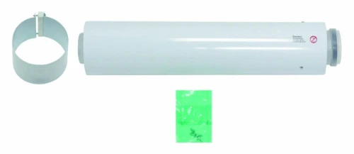 Bulex RGA concentrisch PP/Staal verlengstuk (lengte 500mm) 60/100 mm 0020257007