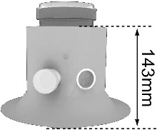 Bulex 0020276091 Bulex RGA ketelaansluitstuk 80/125 mm - voor ThermoMax en ThemaCondens