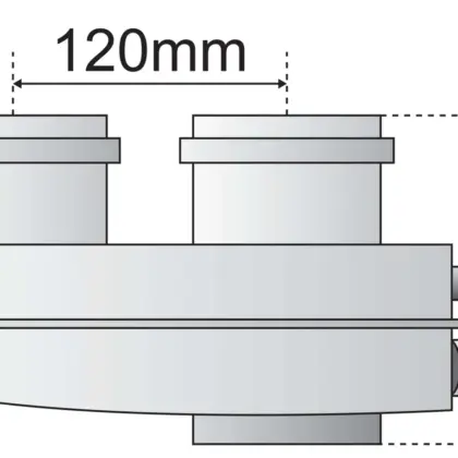 Bulex BULEX 0010027593 AANPASSINGSSTUK 2X80 Bulex (ex A2035900) 0010027593