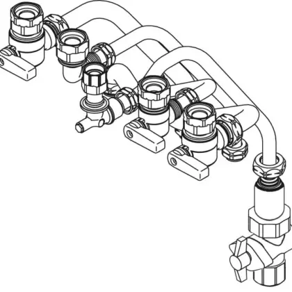 Bulex Aanpassingsstuk Bulex naar DIN Bulex (ex 0020083413) 0010031761