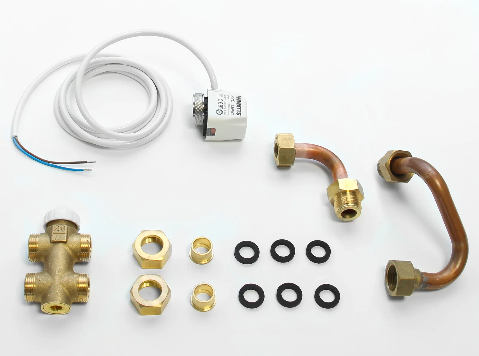Bulex GeniaFan accessoirepak. 3-wegkr + buizen consoles  verbinding linkerkant bulex 0010035089