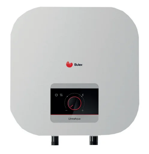 Bulex Elektrische boiler close-up / bovenbouw Bulex Linea Aqua . 15l . 2l . 220-240V plaatsing horizontaal plaatsing verticaal BEH O 15/1P 0010038916