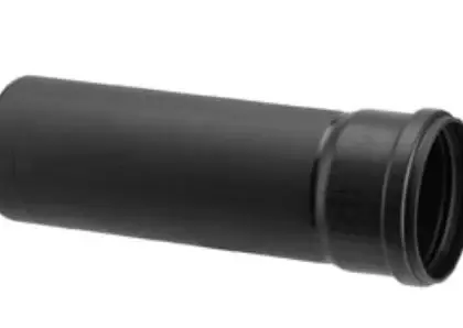 Burgerhout 40.045.20.00 Burgerhout Twinline Air luchttoevoer buis 80 mm (lengte 250 mm) - zwart
