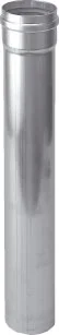 Burgerhout Enkelwandige rookgasbuis Burgerhout Alu-fix Ø80x500mm aluminium met lipring 451 40.045.15.32
