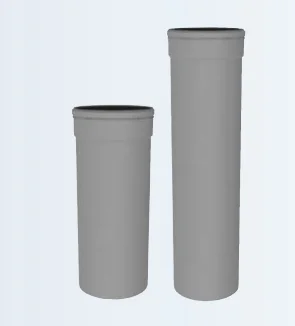 Burgerhout Enkelwandige rookgasbuis Burgerhout Multi-PP Ø200x1000mm PP met lipring 470 40.047.07.77