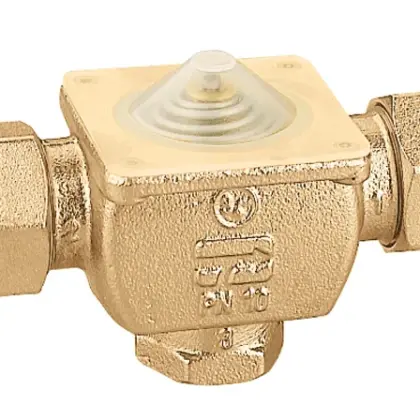 Caleffi 3-weg zoneventiel 1/2 met zuigerafsluiter caleffi 633400