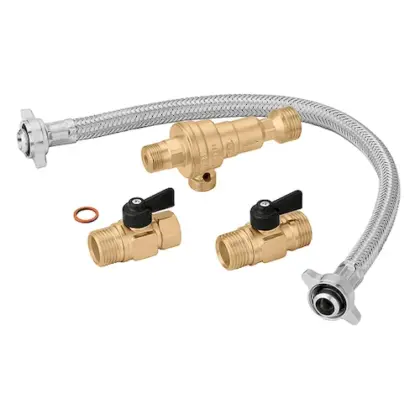 Caleffi 300604 CST Caleffi vulset met bolkranen CAb - 1/2 M x 400 mm
