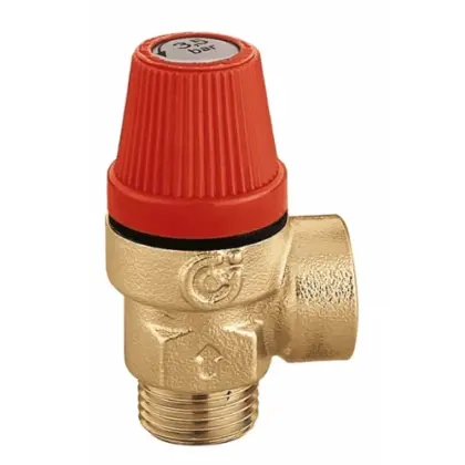 Caleffi 312430 Caleffi 311 overdrukventiel MF 1/2 x 1/2 - 3 bar