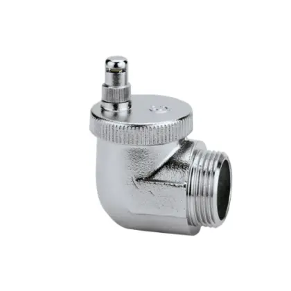 Caleffi 504401 Caleffi 504 Aercal haakse automatische ontluchter 1/2 - chroom