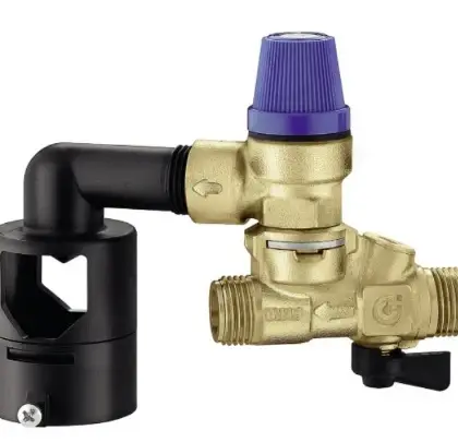 Caleffi 528547 Caleffi 528 boilerveiligheidsgroep MM 1/2 x 1/2 - 7 bar - universeel horizontaal/vertikaal