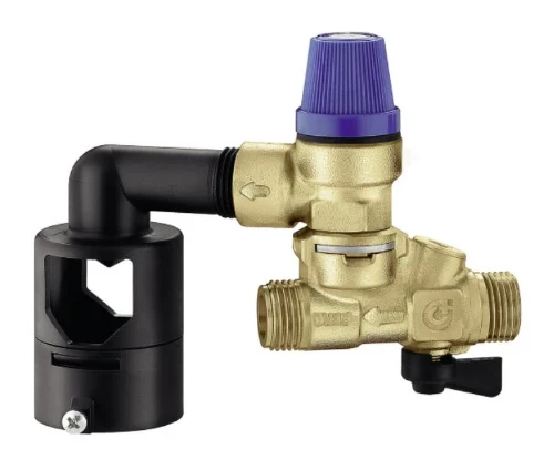 Caleffi 528 boilerveiligheidsgroep MM 1/2 x 1/2 - 7 bar - universeel horizontaal/vertikaal 528547