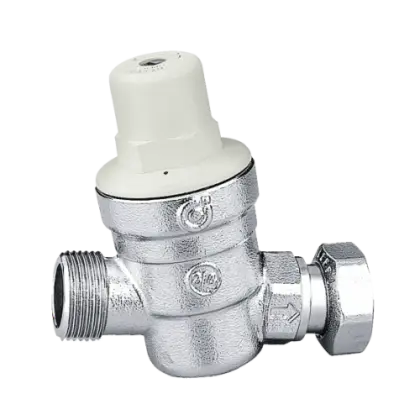 Caleffi 533151 Caleffi 533 drukregelaar MF 3/4 x 3/4 - 1-6 bar - voor boilerveiligheidsgroep - chroom