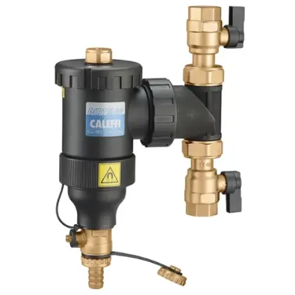 Caleffi 545345 Caleffi 545 DirtMag vuilafscheider met magneet FF 3/4 x 3/4 - kunststof - met bolkranen