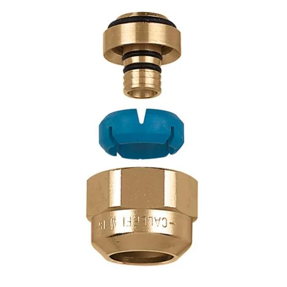 Caleffi Knelkoppeling Caleffi messing 20x2.3mm 3/4" 680537