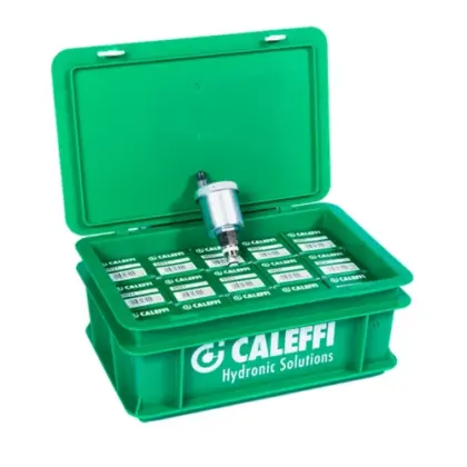 Caleffi NLPRO502132-A Caleffi Promobox Minical automatische ontluchter 3/8 M - chroom (box van 15st) - prijs per box