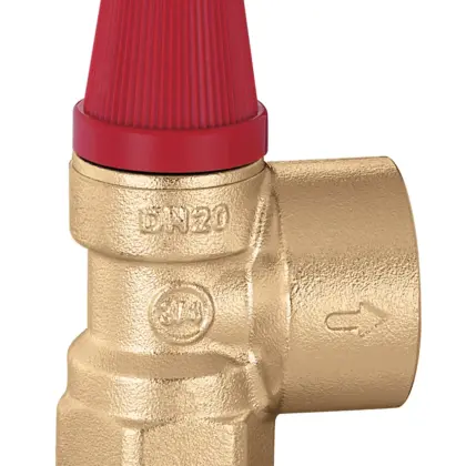 Caleffi Veiligheidsklep Caleffi 3/4" binnendraad 1" binnendraad 3bar geschikt voor verwarming 530 530530