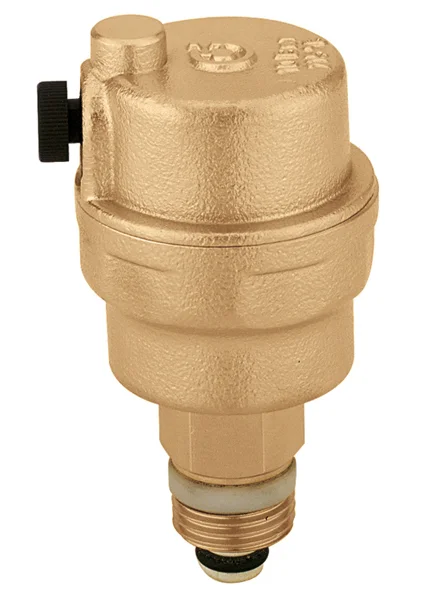 Caleffi Vlotterontluchter Caleffi ROBOCAL messing 3/8" buitendraad cilindrisch BSPP-G (ISO 228-1) 5025 502530