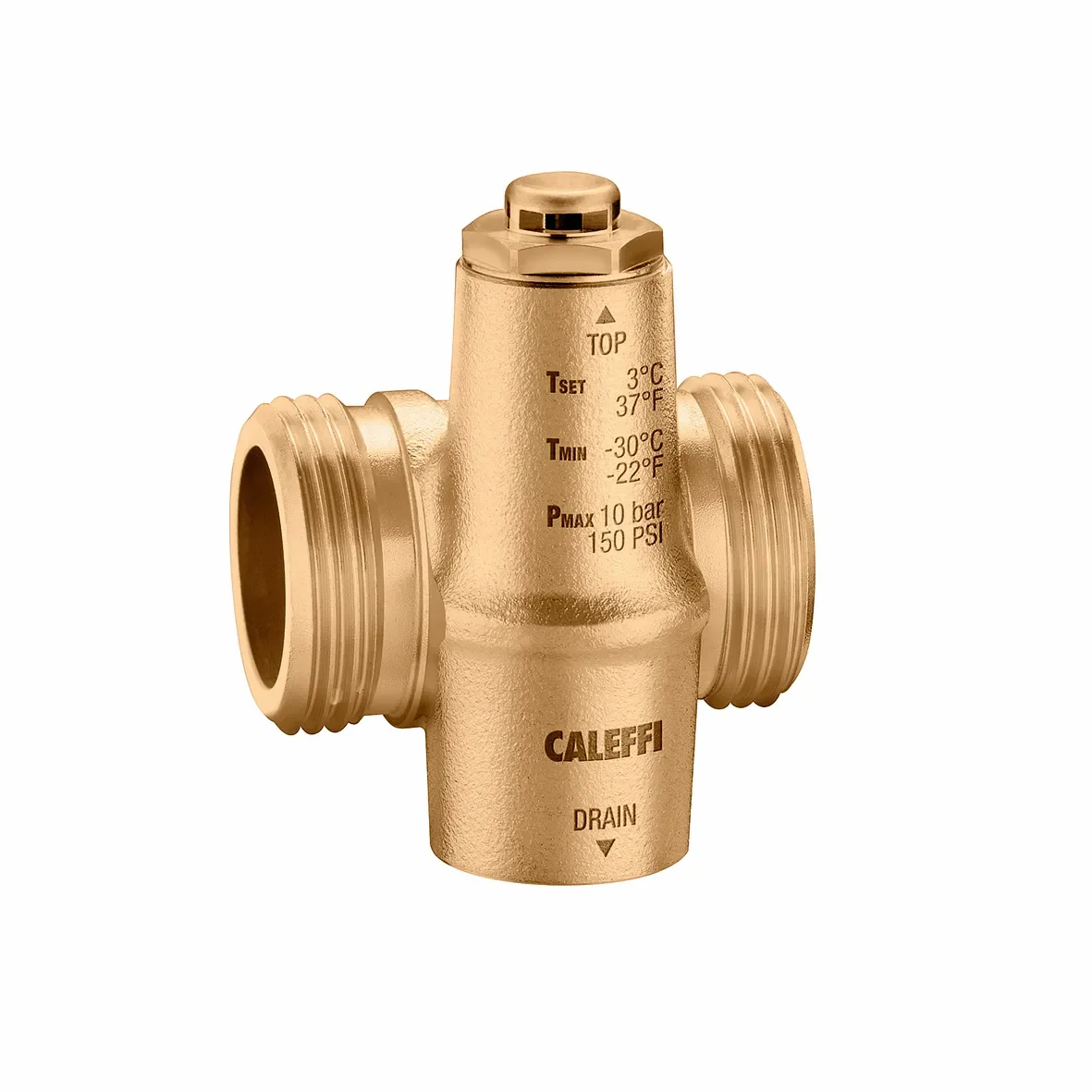 Caleffi IStopPLUS COMPACT vorstbeveiligingsklep 0-90grC dia 28 - caleffi 108322