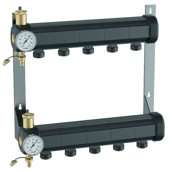 Caleffi Voorgemonteerde verdeler 7 kringen caleffi 1107G5