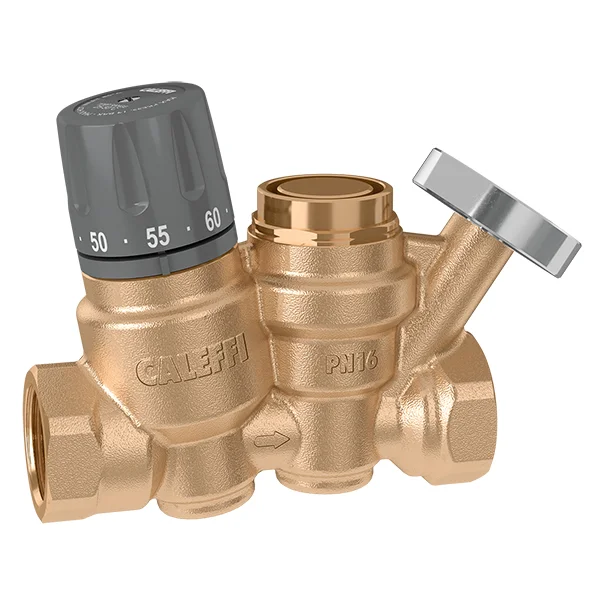 Caleffi Thermost. regelaar voor SWW DN20 autom. desinfectie caleffi 116250