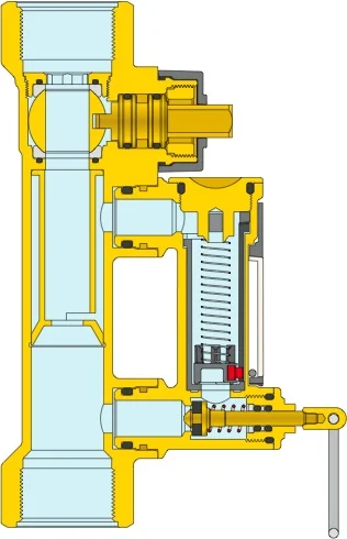 Caleffi Strangregelventiel 5/4 met debietmeter 20 tot 70 l/min caleffi 132702