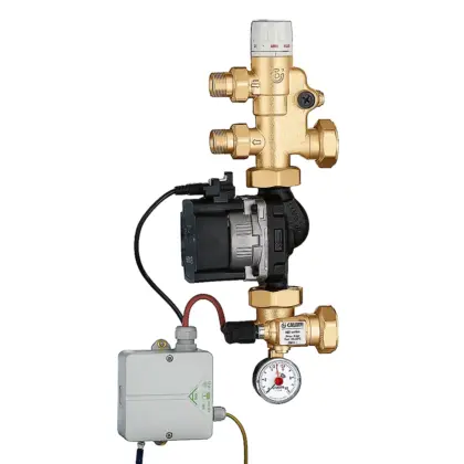 Caleffi Voorgemonteerde thermostatische regelgroep met vaste instelling Caleffi 182521A2L