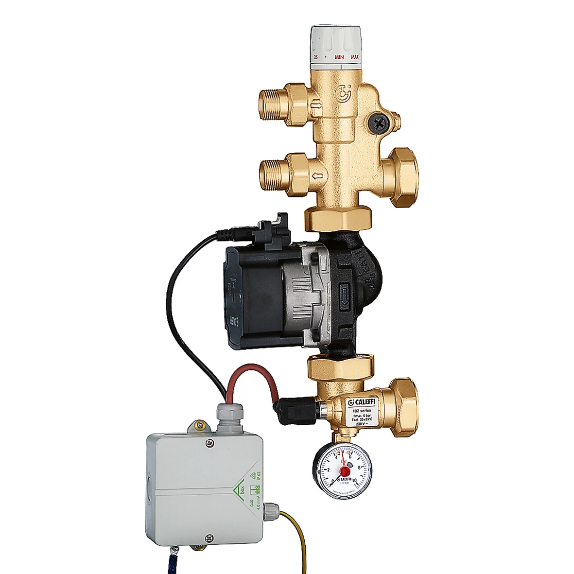 Caleffi Voorgemonteerde thermostatische regelgroep met vaste instelling Caleffi 182521A2L