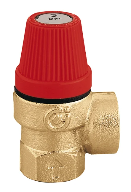 Caleffi Veiligheidsklep Caleffi 1/2" binnendraad 1/2" binnendraad 3bar geschikt voor verwarming 311430