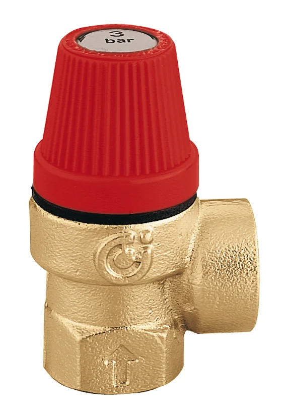 Caleffi Veiligheidsklep Caleffi 1/2" binnendraad 1/2" binnendraad 3.5bar geschikt voor verwarming 311 311435