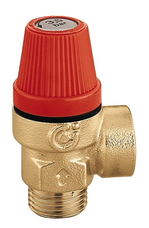 Caleffi Veiligheidsklep Caleffi 1/2" binnendraad 1/2" binnendraad 3.5bar geschikt voor verwarming 312 312435