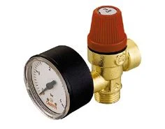 Caleffi Veiligheidsklep Caleffi 1/2" buitendraad 1/2" binnendraad 6bar geschikt voor verwarming 314 314460
